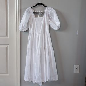 Moon River Puff Sleeve Dress
